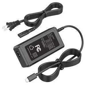USB-C Charger Replacement Fit for Lepow Portable Monitor Z1 for InnoView | Power Cord AC Adapter for KYY for ViewSonic for Arzopa for QQH for Newsoul for SideTrak for ZSCMALLS Gaming Computer Monitor USB-C Charger Replacement Fit for Lepow Portable Monitor Z1 for InnoView | Power Cord AC Adapter for KYY for ViewSonic for Arzopa for QQH for Newsoul for SideTrak for ZSCMALLS Gaming Computer Monitor