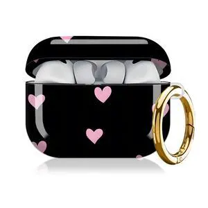 Compatible with AirPod Pro 3rd Generation Case 2025,Fashion Protective Cover with Keychain, Anti-Scratch, Drop Protection,Shockproof Cover for AirPod Pro 3 Women(Pink Heart) Compatible with AirPod Pro 3rd Generation Case 2025,Fashion Protective Cover with Keychain, Anti-Scratch, Drop Protection,Shockproof Cover for AirPod Pro 3 Women(Pink Heart)