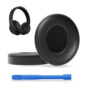 Replacement Ear Pads for Beats Studio 3 / Studio 2, EarPads for Studio3 / Studio2 Wireless Over-Ear Headphones, Black Replacement Ear Pads for Beats Studio 3 / Studio 2, EarPads for Studio3 / Studio2 Wireless Over-Ear Headphones, Black