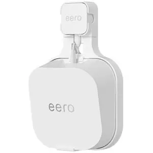 Outlet Wall Mount Bracket for eero 7 Mesh Wi-Fi 7 Router - A Space-Saving Accessory with Cord Management, Supports Vertical or Horizontal Outlets (White, 1 Pack) Outlet Wall Mount Bracket for eero 7 Mesh Wi-Fi 7 Router - A Space-Saving Accessory with Cord Management, Supports Vertical or Horizontal Outlets (White, 1 Pack)