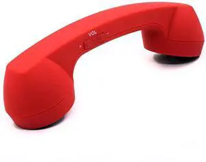 Retro Phone Handset for Cell Phone, Wireless Bluetooth Retro Telephone Handset Mic Headphones Comfort Retro Cell Phone Handset Mic Speaker Phone Call Receiver Retro Phone Handset for Cell Phone, Wireless Bluetooth Retro Telephone Handset Mic Headphones Comfort Retro Cell Phone Handset Mic Speaker Phone Call Receiver