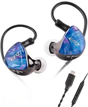 Q1 PRO in Ear Monitor Gaming Earbuds Type-C with Mic Detachable Cable | 10mm LCP+PU Dynamic Driver Dual Cavity Dual Magnetic IEM, 3D Printed Resin 4N Single Crystal Copper Cable Wired Earphones Q1 PRO in Ear Monitor Gaming Earbuds Type-C with Mic Detachable Cable | 10mm LCP+PU Dynamic Driver Dual Cavity Dual Magnetic IEM, 3D Printed Resin 4N Single Crystal Copper Cable Wired Earphones