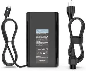 65W USB-C Laptop Charger Compatible with Dell Pro 16 15 | PC16250 DC15250 PB16250 DB16250 DB06250 14 DC14250 Pro 16 PC16250 Latitude 15 5540 2-in-1 Laptop Power AC Adapter 65W USB-C Laptop Charger Compatible with Dell Pro 16 15 | PC16250 DC15250 PB16250 DB16250 DB06250 14 DC14250 Pro 16 PC16250 Latitude 15 5540 2-in-1 Laptop Power AC Adapter