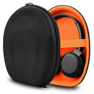Shield Headphones Case Compatible with JVC HA-S20BT, HA-S23W, HA-S35BTB, HA-S65BNB, HA-XP50BT, Replacement Protective Hard Shell Travel Carrying Bag with Cable Storage (Black) Shield Headphones Case Compatible with JVC HA-S20BT, HA-S23W, HA-S35BTB, HA-S65BNB, HA-XP50BT, Replacement Protective Hard Shell Travel Carrying Bag with Cable Storage (Black)