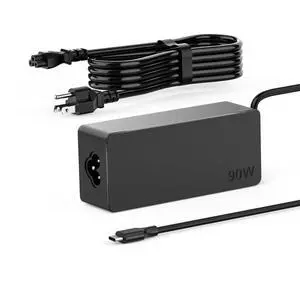 90W 65W USB-C Type-C Laptop Charger Compatible with HP Spectre x360/ Chromebook; Dell XPS/Latitude; Lenovo ThinkPad/IdeaPad/Yoga Series T480 T480s T580 T580s 90W 65W USB-C Type-C Laptop Charger Compatible with HP Spectre x360/ Chromebook; Dell XPS/Latitude; Lenovo ThinkPad/IdeaPad/Yoga Series T480 T480s T580 T580s