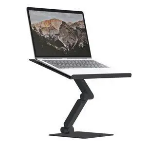 Tall Desktop Stand for Laptop, Raise Up to 14 for Heavy Workstations and Gaming Laptops, Manual Gear-Locked Stable Riser for 13"17" Laptops (Black, Slim) Tall Desktop Stand for Laptop, Raise Up to 14 for Heavy Workstations and Gaming Laptops, Manual Gear-Locked Stable Riser for 13"17" Laptops (Black, Slim)