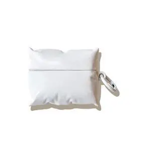 Case Cover for AirPods Pro 3 (2025), Super Funny Creative Novelty 3D White Pillow Bandage Shape Case,Strong Protection Earbud Skin Soft Silicone TPU Protector +Hook, Christmas Valentine Gift-Pillow Case Cover for AirPods Pro 3 (2025), Super Funny Creative Novelty 3D White Pillow Bandage Shape Case,Strong Protection Earbud Skin Soft Silicone TPU Protector +Hook, Christmas Valentine Gift-Pillow