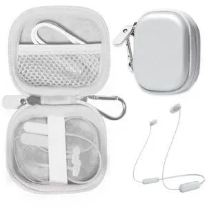 Case for Sony WI-XB400, C300, C200, C100 Wireless in-Ear Bluetooth Headphones (White) Case for Sony WI-XB400, C300, C200, C100 Wireless in-Ear Bluetooth Headphones (White)