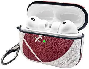 for Airpods pro 3 Case Cover,Football Shockproof Case Cover for Earphone Airpods pro 3 with Keychain Front LED Visible for Airpods pro 3 Case Cover,Football Shockproof Case Cover for Earphone Airpods pro 3 with Keychain Front LED Visible