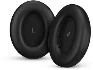 Replacement Earpads for Sennheiser Momentum 4 (IV) Wireless Headphones, Soft PU Leather Cushions, Extra Comfort, Easy & Quick Installation, by (Black) Replacement Earpads for Sennheiser Momentum 4 (IV) Wireless Headphones, Soft PU Leather Cushions, Extra Comfort, Easy & Quick Installation, by (Black)