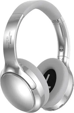 Metal Bluetooth 5.3 Headphones Over-Ear, High Res Audio Foldable Lightweight Wireless Headphones with Microphone, Comfortable Protein Ear Pads, 15H Playtime for Home Office Mobile PC and more (silver) Metal Bluetooth 5.3 Headphones Over-Ear, High Res Audio Foldable Lightweight Wireless Headphones with Microphone, Comfortable Protein Ear Pads, 15H Playtime for Home Office Mobile PC and more (silver)