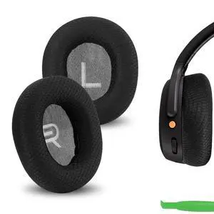 Comfort Mesh Fabric Ear Pads Compatible with Skullcandy Crusher ANC 2 Headphones, Ear Cushions with Video Guide (Black) Comfort Mesh Fabric Ear Pads Compatible with Skullcandy Crusher ANC 2 Headphones, Ear Cushions with Video Guide (Black)
