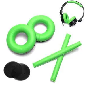 Green Replacement Ear Pads Foam Cushion Headband Compatible with Sennheiser HD25 HD 25 HD 25-1 HD25-1ii HD25SP HMD25 HME25 HMEC25 Headphones Green Replacement Ear Pads Foam Cushion Headband Compatible with Sennheiser HD25 HD 25 HD 25-1 HD25-1ii HD25SP HMD25 HME25 HMEC25 Headphones