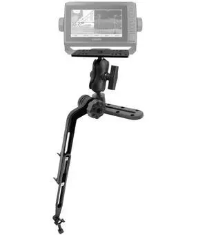 1.5" Ball Kayak Fish Finder Mount with Transducer Mounting Arm, Marine Electronic Mount Plate with Low Profile Track, Compatible with RAM Mounts, Scotty, Lowrance, Garmin 1.5" Ball Kayak Fish Finder Mount with Transducer Mounting Arm, Marine Electronic Mount Plate with Low Profile Track, Compatible with RAM Mounts, Scotty, Lowrance, Garmin