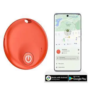 2025Upgraded Air Tracker for Android Phone,Anriod Tag for Google Find My Device APP (Find Hub), Finder for Suitcase,Backpack,Purse,Keys, Luggage,Replaceable BatteryNOT for iOS (Red) 2025Upgraded Air Tracker for Android Phone,Anriod Tag for Google Find My Device APP (Find Hub), Finder for Suitcase,Backpack,Purse,Keys, Luggage,Replaceable BatteryNOT for iOS (Red)