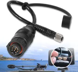1852076 MKR-US2-16 Adapter Cable Replace for Lowrance 9-Pin TotalScan Adapter Cable Fish Finder Adapter Cable (Fit for Elite Ti2 & HDS) 1852076 MKR-US2-16 Adapter Cable Replace for Lowrance 9-Pin TotalScan Adapter Cable Fish Finder Adapter Cable (Fit for Elite Ti2 & HDS)