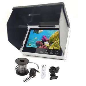 5" Underwater Fishing Camera,Portable LCD Monitor HD Fish Finder,Sun Visor | 1000TVL IPS Waterproof Depth Finders with 100ft Cable,1000mAh Battery for Ice Lake Boat Kayak Fishing,Ideal Gift 5" Underwater Fishing Camera,Portable LCD Monitor HD Fish Finder,Sun Visor | 1000TVL IPS Waterproof Depth Finders with 100ft Cable,1000mAh Battery for Ice Lake Boat Kayak Fishing,Ideal Gift