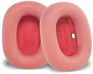 Ear Cushions Earpads for AirPods Max 1 & 2, Pink | Upgraded Super Magnetic Snap, Mesh Fabric, Simple Quick Install, Noise Isolation, Enhanced Durability, Ergonomic, Acoustic Ac Ear Cushions Earpads for AirPods Max 1 & 2, Pink | Upgraded Super Magnetic Snap, Mesh Fabric, Simple Quick Install, Noise Isolation, Enhanced Durability, Ergonomic, Acoustic Ac