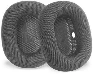 Ear Cushions Earpads for AirPods Max 1 & 2, Space Gray | Upgraded Super Magnetic Snap, Mesh Fabric, Simple Quick Install, Noise Isolation, Enhanced Durability, Ergonomic, Acoustic Ac Ear Cushions Earpads for AirPods Max 1 & 2, Space Gray | Upgraded Super Magnetic Snap, Mesh Fabric, Simple Quick Install, Noise Isolation, Enhanced Durability, Ergonomic, Acoustic Ac
