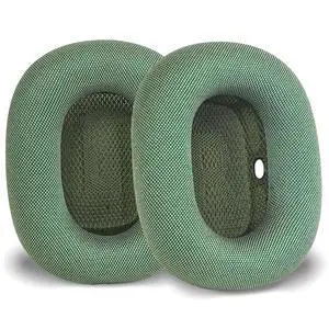 Ear Cushions Earpads for AirPods Max 1 & 2, Light Green | Upgraded Super Magnetic Snap, Mesh Fabric, Simple Quick Install, Noise Isolation, Enhanced Durability, Ergonomic, Acoustic Ac Ear Cushions Earpads for AirPods Max 1 & 2, Light Green | Upgraded Super Magnetic Snap, Mesh Fabric, Simple Quick Install, Noise Isolation, Enhanced Durability, Ergonomic, Acoustic Ac