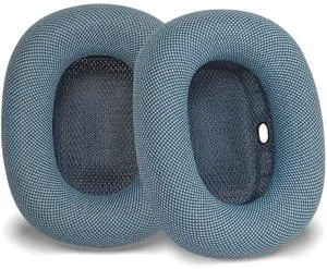 Ear Cushions Earpads for AirPods Max 1 & 2, Navy Blue | Upgraded Super Magnetic Snap, Mesh Fabric, Simple Quick Install, Noise Isolation, Enhanced Durability, Ergonomic, Acoustic Ac Ear Cushions Earpads for AirPods Max 1 & 2, Navy Blue | Upgraded Super Magnetic Snap, Mesh Fabric, Simple Quick Install, Noise Isolation, Enhanced Durability, Ergonomic, Acoustic Ac