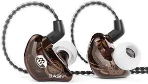 Bsinger BC100 in Ear Monitor Headphones,Brown | Universal Fit Noise Isolating IEM Earphones for Musicians Singers Studio Audiophiles Bsinger BC100 in Ear Monitor Headphones,Brown | Universal Fit Noise Isolating IEM Earphones for Musicians Singers Studio Audiophiles