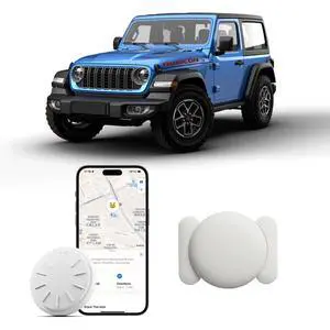 GPS Tracker for Vehicles, No Monthly Fee Tracker Device for Vehicles Work with Find My (iOS Only), Car Tracker Device Hidden with Magnetic Case (1PCS, White) GPS Tracker for Vehicles, No Monthly Fee Tracker Device for Vehicles Work with Find My (iOS Only), Car Tracker Device Hidden with Magnetic Case (1PCS, White)