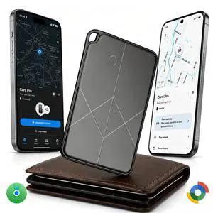 2026 Wallet Tracker Card for Android & iOS - Slim Tracking Card for Wallet GPS Tracker for Luggage Passport Keys, Wireless Charging Bluetooth Tracker Card, Works with Google Find Hub & Apple Find My 2026 Wallet Tracker Card for Android & iOS - Slim Tracking Card for Wallet GPS Tracker for Luggage Passport Keys, Wireless Charging Bluetooth Tracker Card, Works with Google Find Hub & Apple Find My