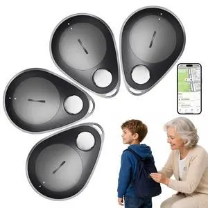 Utag GPS Tracker for Kids,4pcs Key Finder Works with Apple Find My (iOS only),Privacy Protection, Lost Mode, Waterproof,Bluetooth Tracker for Children, Seniors, Pets, Backpack (Black) Utag GPS Tracker for Kids,4pcs Key Finder Works with Apple Find My (iOS only),Privacy Protection, Lost Mode, Waterproof,Bluetooth Tracker for Children, Seniors, Pets, Backpack (Black)