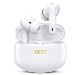 Azoss Wireless Earbuds with Active Noise Cancellation, Bluetooth 5.3, 48H Playtime, Clip-On Design, White - Waterproof, Mic for Hands-Free Calls for iPhone, Android, Pad, Sports, Workout Azoss Wireless Earbuds with Active Noise Cancellation, Bluetooth 5.3, 48H Playtime, Clip-On Design, White - Waterproof, Mic for Hands-Free Calls for iPhone, Android, Pad, Sports, Workout