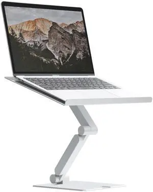 Tall Desktop Stand for Laptop, Raise Up to 14 for Heavy Workstations and Gaming Laptops, Manual Gear-Locked Stable Riser for 13"17" Laptops (Silver, Slim) Tall Desktop Stand for Laptop, Raise Up to 14 for Heavy Workstations and Gaming Laptops, Manual Gear-Locked Stable Riser for 13"17" Laptops (Silver, Slim)