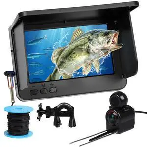 Underwater Fishing Camera, 4K HD 5 Inch IPS Screen, Portable Fish Finder | 8000mAh Battery, Infrared Night Vision, 220° Wide Angle, IP68 Waterproof, 98ft Cable for Ice Lake Boat Kayak Fishing Underwater Fishing Camera, 4K HD 5 Inch IPS Screen, Portable Fish Finder | 8000mAh Battery, Infrared Night Vision, 220° Wide Angle, IP68 Waterproof, 98ft Cable for Ice Lake Boat Kayak Fishing
