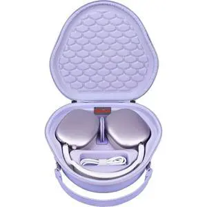 Smart Case for Apple AirPods Max Wireless Over-Ear Headphones(Supports Sleep Mode), New AirPods Max Headphones Hard Carrying Case,Earphone Travel Protective Holder Storage Bag, Purple Smart Case for Apple AirPods Max Wireless Over-Ear Headphones(Supports Sleep Mode), New AirPods Max Headphones Hard Carrying Case,Earphone Travel Protective Holder Storage Bag, Purple