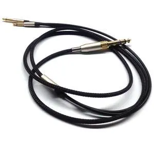 Replacement Audio Upgrade Cable Compatible with Denon AH-D600, AH-D7200, AH-D7100, AH-D9200, AH-D5200, Meze 99 Classics, Focal Elear Headphones Black 2meters/6.6ft Replacement Audio Upgrade Cable Compatible with Denon AH-D600, AH-D7200, AH-D7100, AH-D9200, AH-D5200, Meze 99 Classics, Focal Elear Headphones Black 2meters/6.6ft
