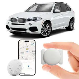 GPS Tracking Devices, 1PCS Tracker Device for Vehicles Work with Find My (iOS Only), Car Tracker Device Hidden with Magnetic Case, No Monthly Fee, GPS Tracker for Vehicles (White) GPS Tracking Devices, 1PCS Tracker Device for Vehicles Work with Find My (iOS Only), Car Tracker Device Hidden with Magnetic Case, No Monthly Fee, GPS Tracker for Vehicles (White)