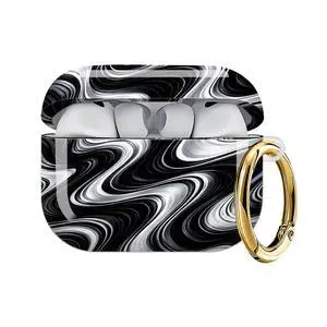 Case Compatible with AirPod Pro 3 2025, Cute Protective Cover with Keychain for AirPod Pro 3rd Generation, Full Protection Case for Women Girls(Black White Abstract) Case Compatible with AirPod Pro 3 2025, Cute Protective Cover with Keychain for AirPod Pro 3rd Generation, Full Protection Case for Women Girls(Black White Abstract)
