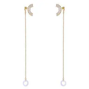 Anti-lost Holder Earrings for AirPods 14K Gold Plated Dangle Earring Wireless Earphone Holder Strap Compatible with AirPods Pro 1 & 2 (Ear Stud-2) Anti-lost Holder Earrings for AirPods 14K Gold Plated Dangle Earring Wireless Earphone Holder Strap Compatible with AirPods Pro 1 & 2 (Ear Stud-2)
