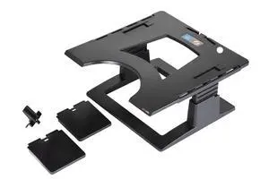 Adjustable Notebook Riser, 13 in x 13 in x 2 in | Adjustable Laptop Stand For Desk Raises, Raises Notebook for Better Viewing, Desktop Accessory With Cable Management Adjustable Notebook Riser, 13 in x 13 in x 2 in | Adjustable Laptop Stand For Desk Raises, Raises Notebook for Better Viewing, Desktop Accessory With Cable Management