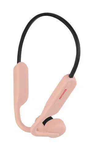 Bone Conducting Wireless Headphones - Open-Ear Wireless Bluetooth 5.0 Sports Headphones, 6 Hours Playtime, IPX5 Waterproof Earphones for Gym, Running, Hiking, and Cycling, Pink Bone Conducting Wireless Headphones - Open-Ear Wireless Bluetooth 5.0 Sports Headphones, 6 Hours Playtime, IPX5 Waterproof Earphones for Gym, Running, Hiking, and Cycling, Pink