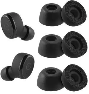 Replacement Foam Ear Tips for TOZO T12 / T10 / T6 Earbuds | Ultimate Comfort, 3 Pairs (S/M/L) Replacement Foam Ear Tips for TOZO T12 / T10 / T6 Earbuds | Ultimate Comfort, 3 Pairs (S/M/L)