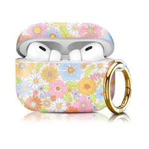 Compatiable with AirPod Pro 2nd/1st Generation Case,Lightweight & Durable Resistant Hard Case with Keychain,Stylish Design AirPod Case Cover for Women (Pink Floral) Compatiable with AirPod Pro 2nd/1st Generation Case,Lightweight & Durable Resistant Hard Case with Keychain,Stylish Design AirPod Case Cover for Women (Pink Floral)