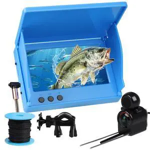 Underwater Fishing Camera, 4K HD 4.3 Inch IPS Screen, Ice Fishing Camera | 5000mAh Battery, Infrared Night Vision, 220° Wide Angle, IP68 Waterproof, 98ft Cable for Ice Lake Boat Kayak Fishing Underwater Fishing Camera, 4K HD 4.3 Inch IPS Screen, Ice Fishing Camera | 5000mAh Battery, Infrared Night Vision, 220° Wide Angle, IP68 Waterproof, 98ft Cable for Ice Lake Boat Kayak Fishing