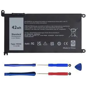 42Wh YRDD6 Laptop Battery for Dell inspiron 15 3583 3593 3582 3584 3501, inspiron 15 5582 5584 5593 5594 5598 5585 14 3493 5481 5482 5485 5491 5493 7586 Vostro 5481 1VX1H P93G P75F Batteries 42Wh YRDD6 Laptop Battery for Dell inspiron 15 3583 3593 3582 3584 3501, inspiron 15 5582 5584 5593 5594 5598 5585 14 3493 5481 5482 5485 5491 5493 7586 Vostro 5481 1VX1H P93G P75F Batteries