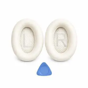 Replacement Ear Pads for Bose QC35 and QC35 II | Soft Protein Leather Ear Cushions with Noise Isolation, Memory Foam, Extra Durability Replacement Ear Pads for Bose QC35 and QC35 II | Soft Protein Leather Ear Cushions with Noise Isolation, Memory Foam, Extra Durability