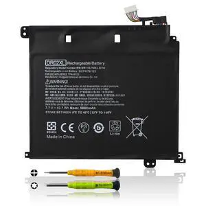 DR02XL Laptop Battery for HP Chromebook 11 G5 11-V000/11-V002DX Series | 859357-855,859027-421,TPN-W123,859027-1C1,HSTNN-IB7M,859027-121,DR02043XL,855710-001,7.7V 43.7Wh DR02XL Laptop Battery for HP Chromebook 11 G5 11-V000/11-V002DX Series | 859357-855,859027-421,TPN-W123,859027-1C1,HSTNN-IB7M,859027-121,DR02043XL,855710-001,7.7V 43.7Wh