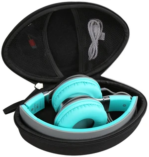Case for Artix CL750 / AILIHEN C8 MS300 Kids Headphones -Black (Case Only) Portable Hard Bag, Soft Inner Lining Protects Headphones, the Mesh Pocket Stores USB Cables Case for Artix CL750 / AILIHEN C8 MS300 Kids Headphones -Black (Case Only) Portable Hard Bag, Soft Inner Lining Protects Headphones, the Mesh Pocket Stores USB Cables