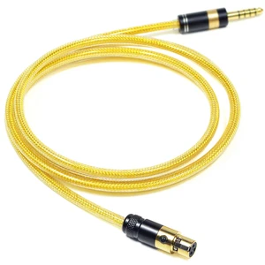 3-Pin Mini XLR 6N OFC Silver-Plated+Metal Shielding Layer Headphone Upgrade Cable for Beyerdynamic DT990 Prox DT700 Prox DT900 Prox DT1990 PRO MKII AKG K702 K712 PRO K371 (4.4mm Plug) 3-Pin Mini XLR 6N OFC Silver-Plated+Metal Shielding Layer Headphone Upgrade Cable for Beyerdynamic DT990 Prox DT700 Prox DT900 Prox DT1990 PRO MKII AKG K702 K712 PRO K371 (4.4mm Plug)