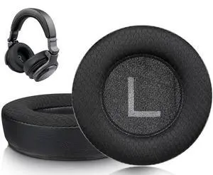 80mm Mesh Ear Pads for Pioneer DJ HDJ-CUE1 Headphones, Earpads Cushions with High-Density Noise Isolation Foam 80mm Mesh Ear Pads for Pioneer DJ HDJ-CUE1 Headphones, Earpads Cushions with High-Density Noise Isolation Foam