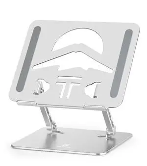 Z-Shaped Laptop Stand for Desk Fits 10"-16" Notebook, Silver | Adjustable Ergonomic Riser With Portable Folding Design for Comfortable Desk Work, Fit for MacBook, Dell, Acer and HP Laptops Z-Shaped Laptop Stand for Desk Fits 10"-16" Notebook, Silver | Adjustable Ergonomic Riser With Portable Folding Design for Comfortable Desk Work, Fit for MacBook, Dell, Acer and HP Laptops