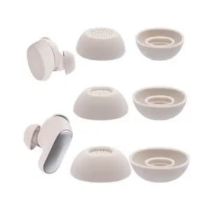 Replacement Ear Tips for Bose New QuietComfort Ultra Earbuds | Soft Silicone Eartips Compatible with Bose QuietComfort Earbuds/ QuietComfort Ultra Bluetooth Earbuds, 3 Pairs (S/M/L) Beige Replacement Ear Tips for Bose New QuietComfort Ultra Earbuds | Soft Silicone Eartips Compatible with Bose QuietComfort Earbuds/ QuietComfort Ultra Bluetooth Earbuds, 3 Pairs (S/M/L) Beige